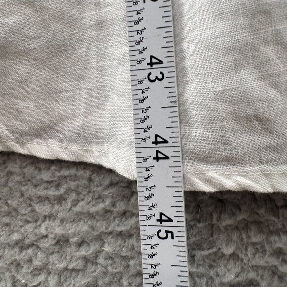 Quince European Linen Fit & Flare Midi Dress β White β Size Small - Picture 5 of 16